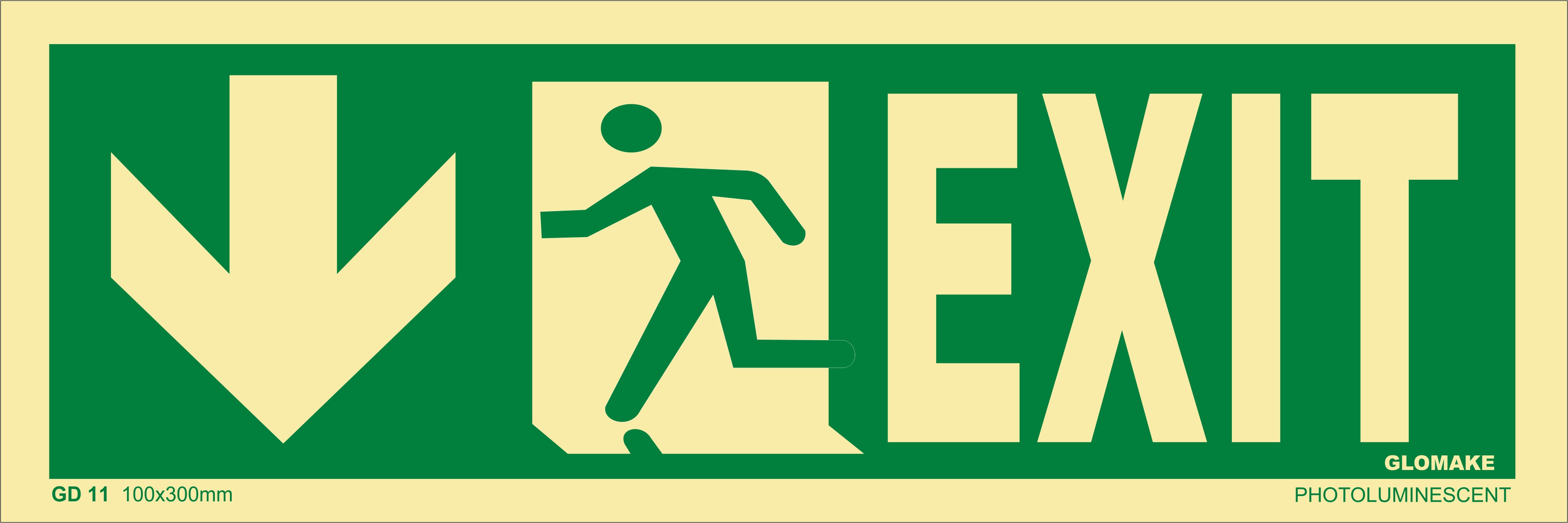 EXIT LEFT DOWN
(GD 11)